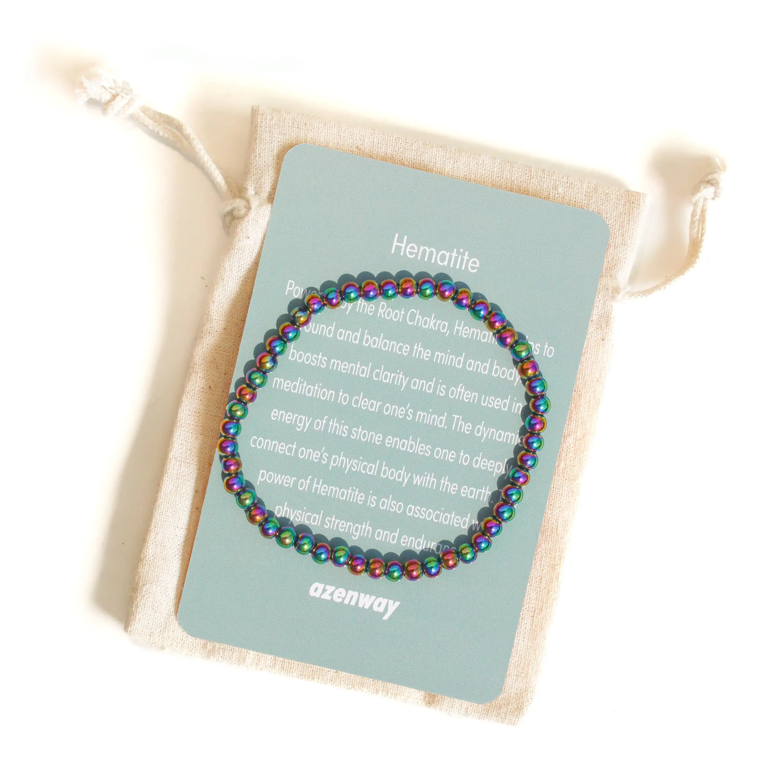Rainbow Hematite Bracelet