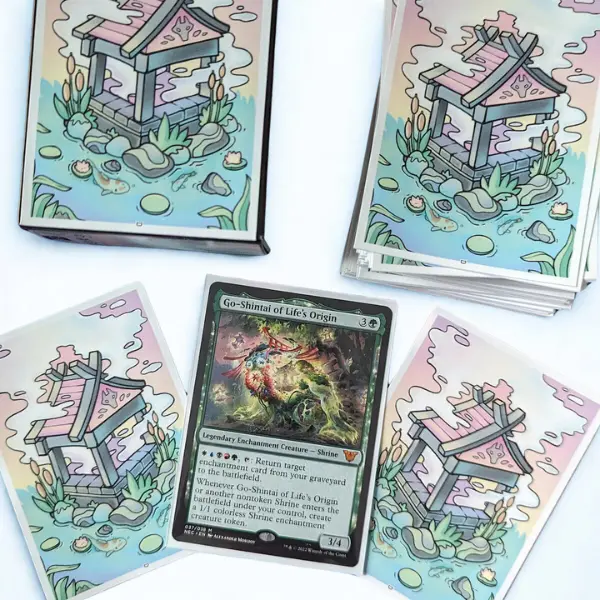 Illustrated Sleeves for MTG || Rotating Designs in Stock! || Dragon Shield  Sleeves - TikTok Shop