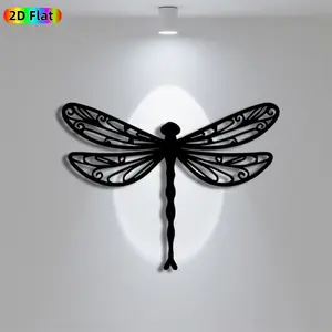 1pc Minimalist Dragonfly Metal Wall Art, Minimalist Dragonfly Statue Mural, Iron Craft, Perfect for Living Room, Garden, Zoo Corner Decor, Intricate Craftsmanship, Silhouette Wall Decor, Christmas Decor, Ideal Gift for Nature Lovers