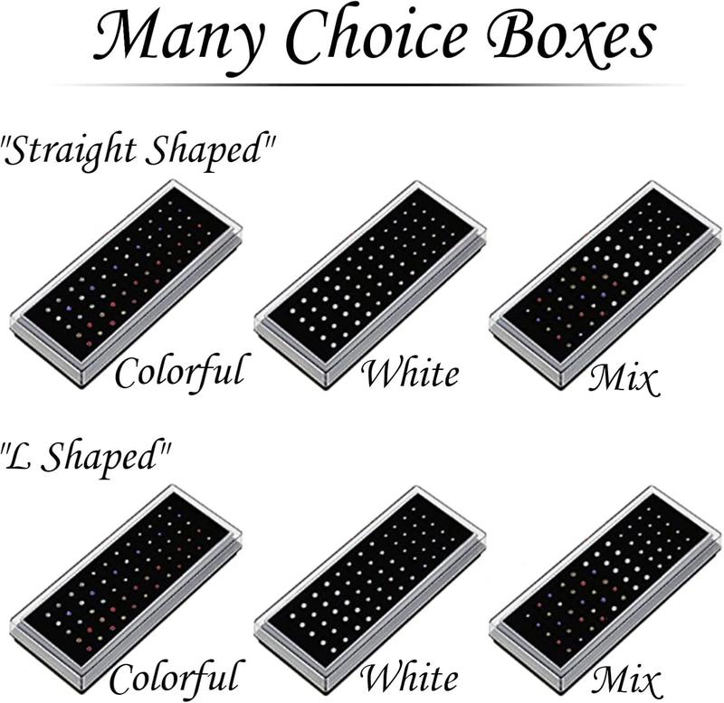 Cute Nose Rings for Women, Surgical Stainless Steel Nose Studs Women Men 20g Small Nose Rings Bone Studs, Hypoallergenic Real Nose Piercings Body Jewelry Bulk Unique Tiny