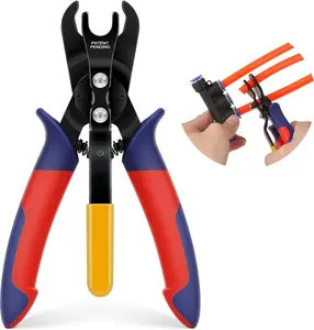 Air Line Pliers Push to Connect Fitting Disconnect Tool for 3/8" 1/2" Pneumatic Hose Quick Connect Fittings Removing Air Line  Hose Release Pliers for 10mm 12mm Push Fit Connector