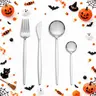 24-Piece Rust-Resist Steel Silverware Set for 6 - Heavyweight Modern Tableware Sets, Dining Cutlery with Forks, Spoons, Knives, Teaspoon, Mirror Polished, Smooth Edges, Dishwasher Safe, Durable, Easy Maintenance for Home, Housewarming