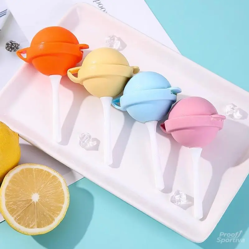 Reusable Silicone Popsicle Molds (6pcs Random Color, 10pcs Random Colors) - Homemade DIY Ice Cream Lollipop Maker for Kids’ Creative Play, Indoor Recreation Party Gifts, Ice Ball Mold, Popsicles Molds