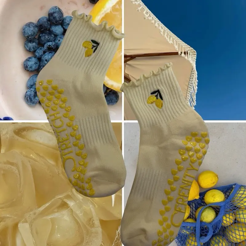 Limoncello grip socks