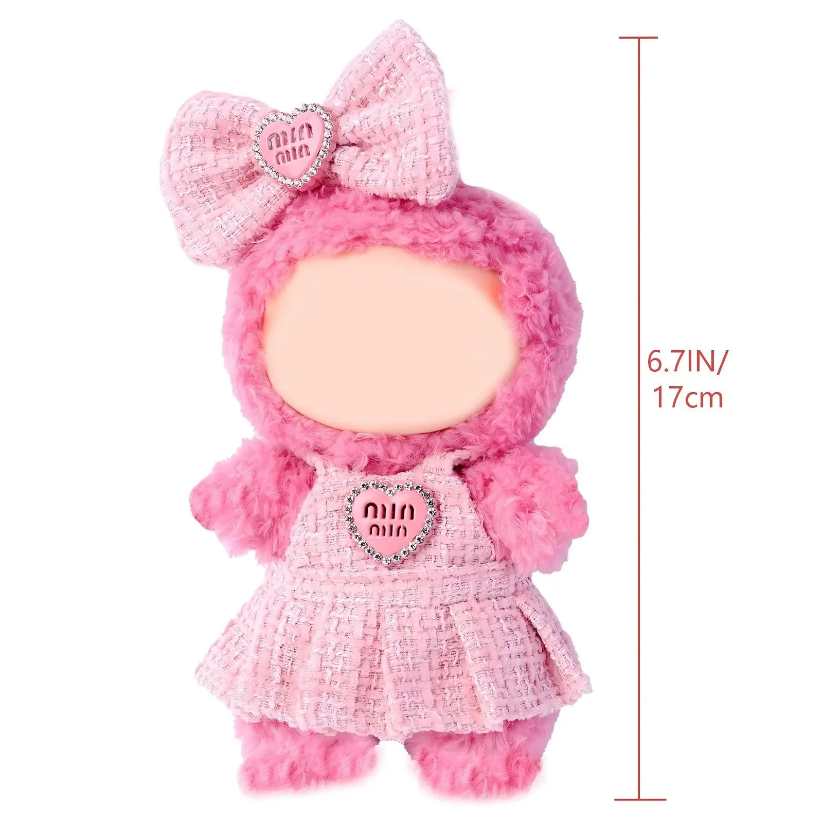 17cm Fashion Doll Clothes Set, Cute + Hat Trio, Perfect for 15-17cm Dolls, Ideal Birthday and Holiday Gift, Stylish Accessories 17cm Fashion Doll Clothes Set, Cute + Hat Trio, Perfect for 15-17cm Dolls, Ideal Birthday and Holiday Gift, Stylish Accessories