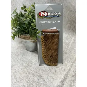 NOCONA CALF HAIR LEATHER KNIFE SHEATH - ACC KNIVE SHEATH