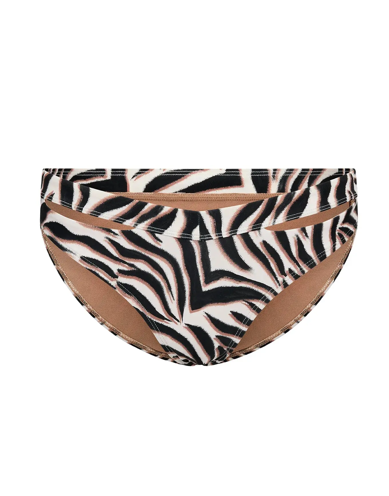 Demi Animal Beige Swimwear Bottom