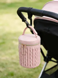 Women's Stylish Waterproof Handheld Cooler Bag - Multi-Functional Stroller-Hanging Breastmilk Storage & Lunch Tote for Moms Multifunctional Diaper Bag