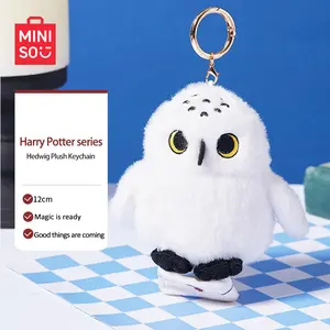 Harry Potter Series Plush Keychains: Hedwig, Sorting Hat, 9 3/4 Platform - Ideal for Bags, Backpacks, and Decor Hogwarts Soft purse accessories,cozyvibes