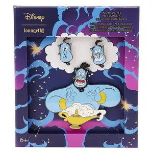 Aladdin Genie Mixed Emotions Pin Set