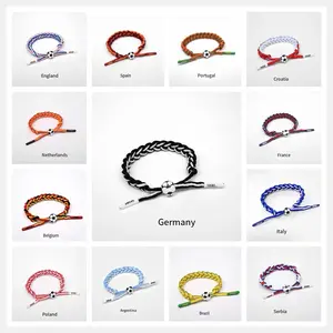 2026 U.S., Canada and Mexico World Cup Theme Braided Bracelet