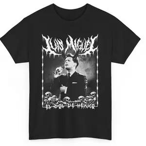 Luis Miguel Dark Metal Lettering Unisex T-Shirt HF151014