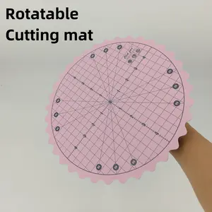 1pc 28cm Rotary Cutting mat for craft/painting, self healing cutting mat, Rotating Cutting Pad, High-Quality Precision Cut Tool, Durable Design for Efficient Crafting & DIY Projects & Paper Craf & Clay Craft & Art Craft, sewing cutting mat