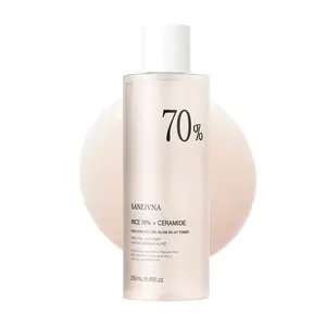 Rice Bran 70 Toner, Korean-Style Moisturizing Oil-Free Toner, Infused with Rice Bran Extract, Lightweight Low-Allergen Formula