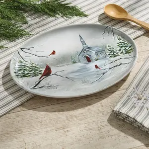 Evergreen Church Platter