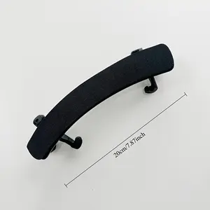 1pc Professional Adjustable Violin Shoulder Rest for 3/4 & 4/4 Size Violins - Ergonomic Sponge Pad with Secure Metal Brackets, Comfortable & Performance-Enhancing Black Instrument Accessory, Violin for Beginners, Ergonomic Design, Durable Construction, H
