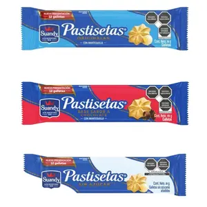 Suandy Pasticetas Suandy Originales ,Chocolate ,Sin Azucar 12 Galletas Con Mantecilla