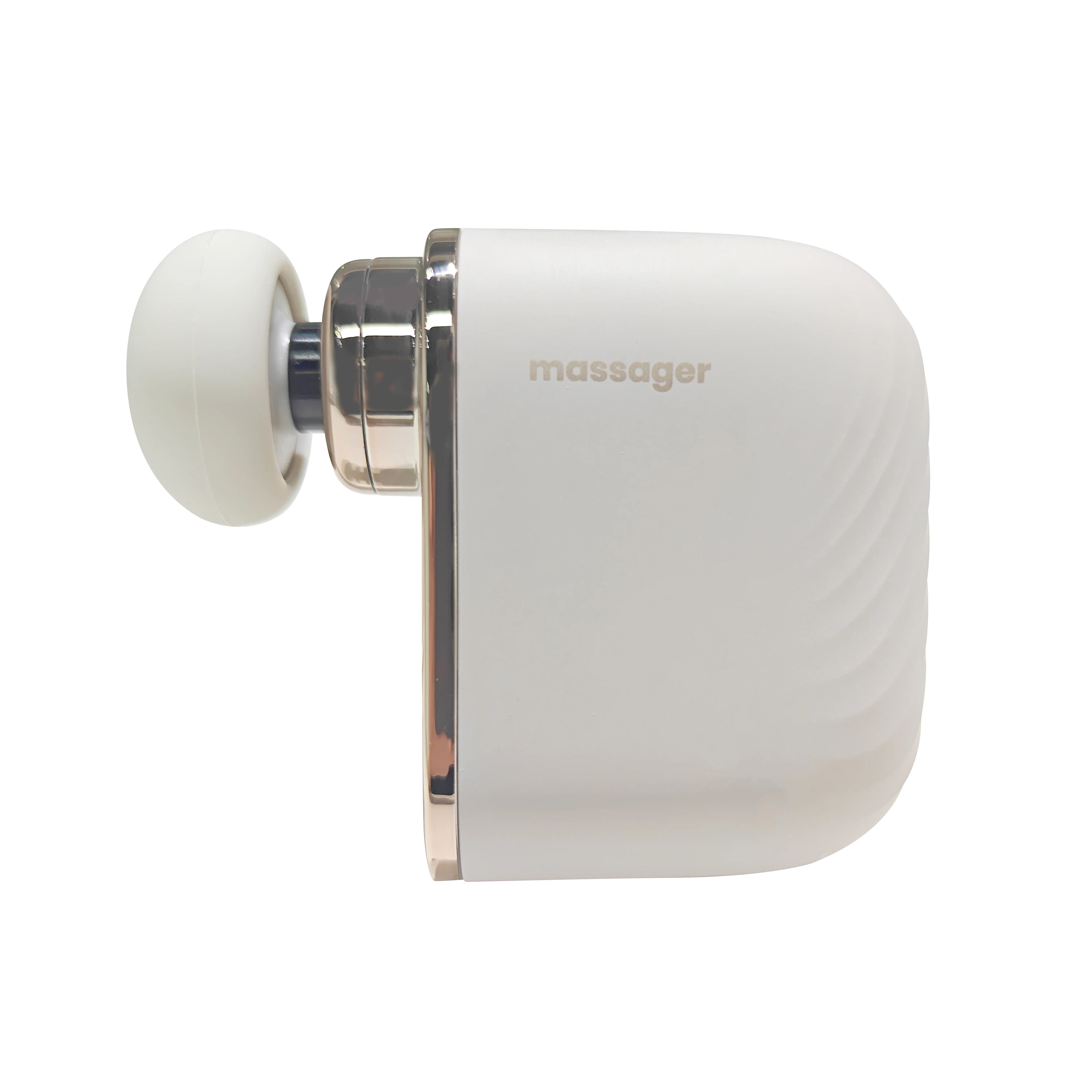 Mini Massage Gun, Portable Percussion Device, 5 Speed Modes & 3 Replaceable Heads, Handheld Tool for Sports M...