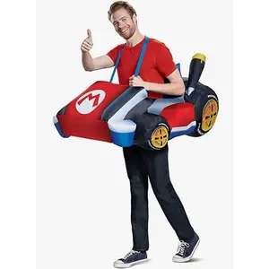 Mario Kart - Red - Super Mario Bros - Inflatable - Costume - Adult