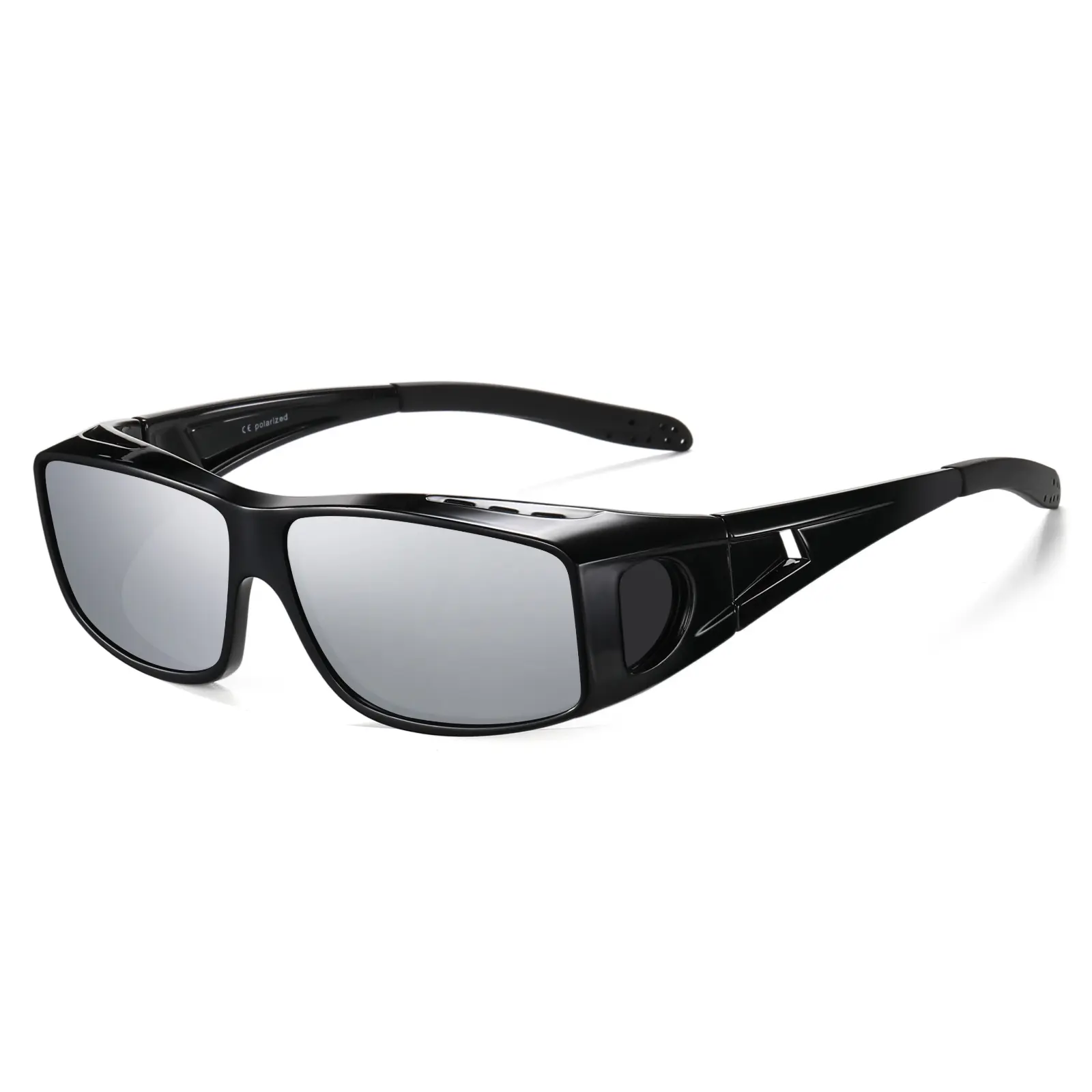 Black Frame Silver Lens