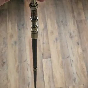 High-End Dual Color Creative Cane, Vintage Faucet Shape Zinc Alloy, Detachable Combination Walking Stick, Walking Aid, Outdoor Use, Men's Gift