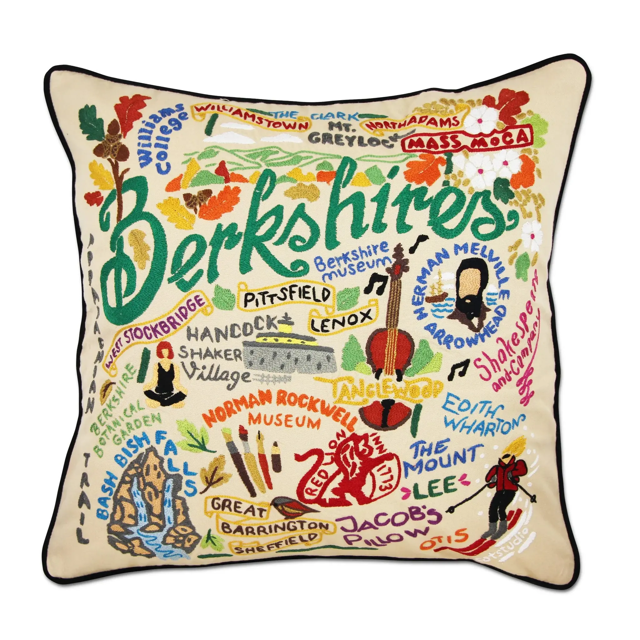 Berkshire Embroidered Pillow