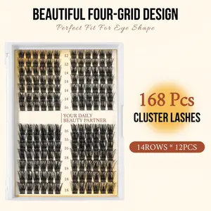 Classic 12-18mm Volume Eyelash Cluster DIY Lash Extensions at Home Makeup Cosmetic Cat Eye Feb Faves