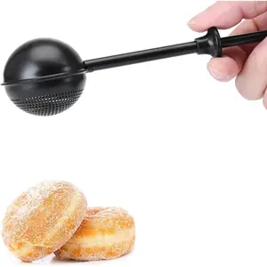 Flour Duster for Baking, One-Handed Operation, 304 Stainless Steel Powdered Sugar Shaker Duster, Pick Up and Dust Flour Sifter, Gift Package