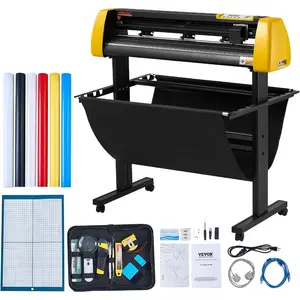 VEVOR 28-inch Cutting Machine for Vinyl, Features LCD Screen, Dual Adjustable Spring Rollers for Sign Crafting, Includes Signmaster for Creative Design CuttingVEVOR Super Brand Day