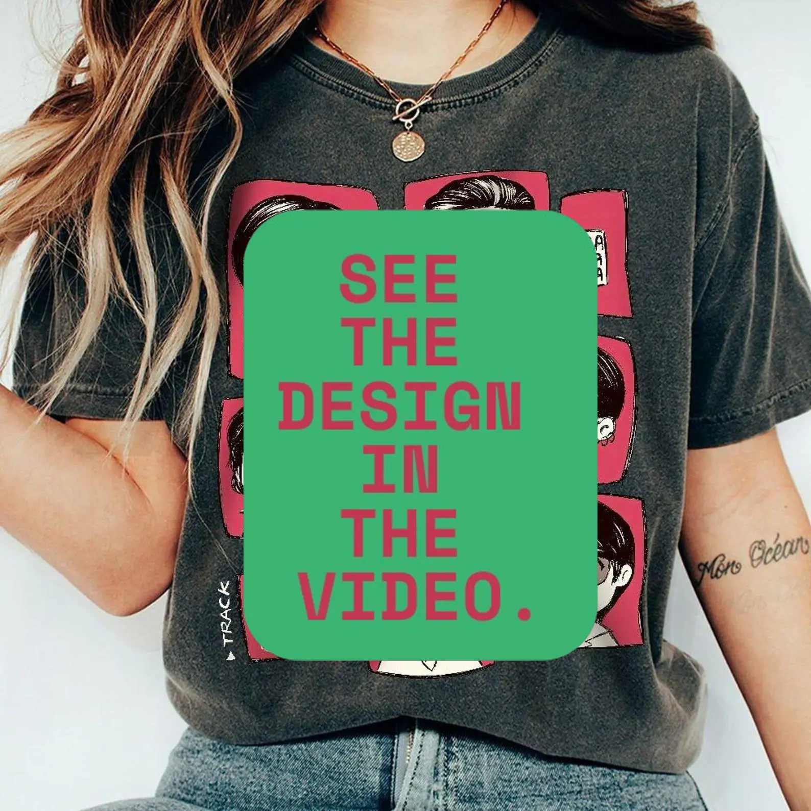 Chibi Vintage Comfort Colors Shirt, 2026 Tour Shirt, Cute Chibi Tee