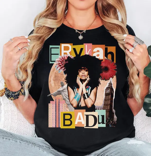 Erykah Badu Vintage Music Must Have Streetwear Fan T-Shirt