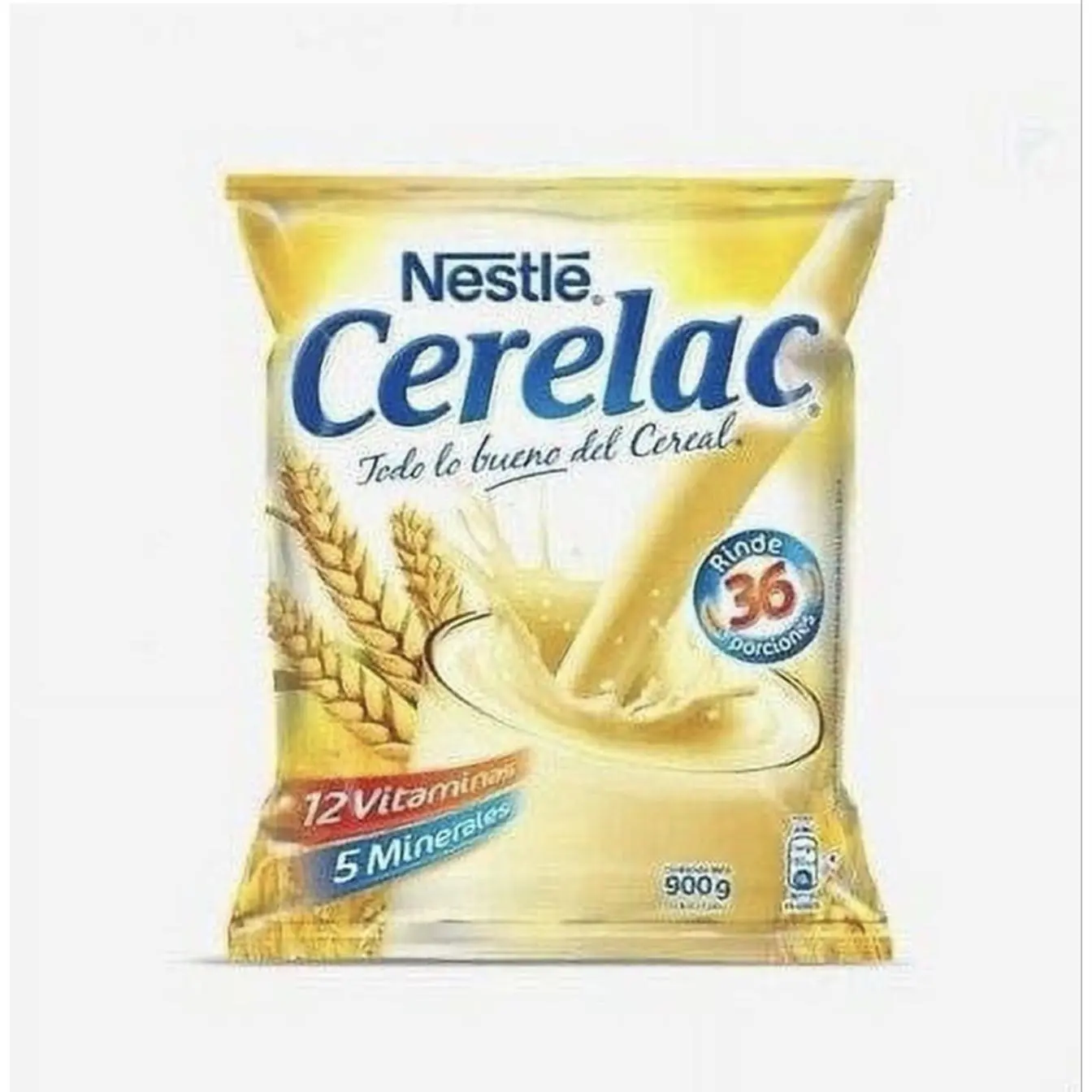 Nestlé Cerelac Toasted Cereal Blend with 12 Vitamins & 5 Minerals - 400g- Perfect for Breakfast Snacks & Evening Meals - Easy to Prepare