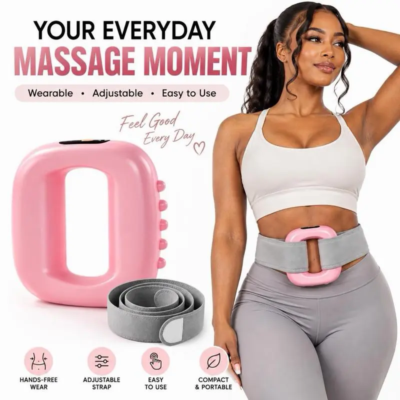CoreTwist Waist Trainer Kit | Adjustable Waist Belt & Massage Ring for Daily Core Training, Home Workout & Active Lifestyle Gym Workout Gym Workout Workout Equipment Fitness Equipment