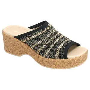 Bzees® Very Ready Cork Wedge Platform Sandal w/Air Step™ Technology