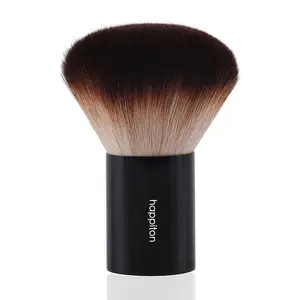 Face Brush for Powder Foundation & Blush Blending & Buffing with Aluminum Handle