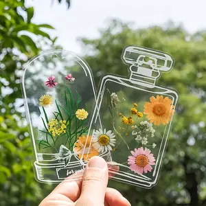 Handmade Transparent Dried Flower Bookmarks, Creative Botanical Specimen DIY Kit, Unique Gift for Book Lovers & Home Decor (20/40/100pcs)