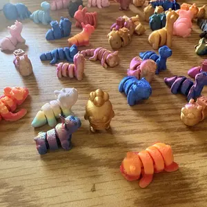 60-Piece 3D-Printed Animal Kingdom Model Set, Unique Animal Design Decorations for Room, Garden, Aquarium and Holiday Scenes, Home Decor Statues, Collectible Figurine
