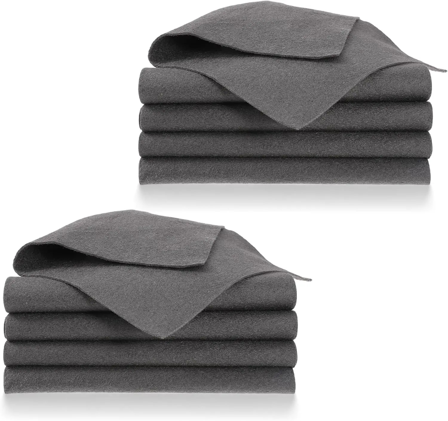 10 Pack Thickened Magic Cleaning Cloth Reusable Microfiber Cleaning Rag Bsorbent Magic Cleanings Glass Cloth Kitchen Toilet Cleanings Cloths for Kitchen Window Glass Cars (Grey)