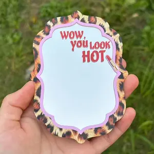 Creative Mirror Refrigerator Magnet, Perfect for Home Decor and Festival Decoration, Great Holiday Gift Idea, Unique and Stylish Design