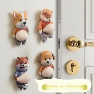 Shiba Inu Puppy Squishy Squeeze Toy Big Belly Stress Relief Fidget Toy Anti-Collision Car Door Sticker Non-Toxic Goodie Bag Fillers Birthday Gift