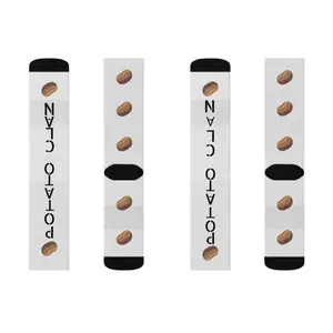 Teague WestWolf GoodVoice Potato Clan WarPaint LLC - Sublimation Socks