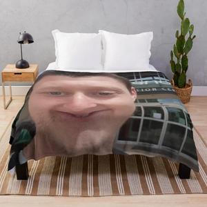 Daniel Larson selfie Throw Blanket Polar blanket Extra Large Throw Blanket sofa Furry Blanket blankets for beds  throw blanketFather's Day, Thanksgiving, Children's Day, holiday gifts for children and family