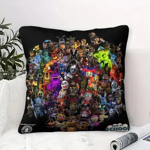 Five Nights at Freddy's Themed Pillow with Pillow Core,Bedroom & Game Room Decor Cushion,FNAF Game Peripheral Cushion,Creative Gift for Game Enthusiasts