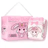 LITTLEFORBIG Unisex Soft Leak-Proof Adult Diapers, Baby Usagi Theme Plastic Briefs, 181oz Maximum Overnight Protection, 36-48in Waist, Adjustable Tape, 10-Pieces