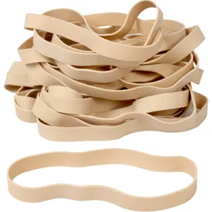 Thick Size #107 Wide Rubber Bands, 30 Pack Big Large Long Elastic Rubber Bands for Office Supply File Folders Box Books Gifts Notebook (7" x 5/8")