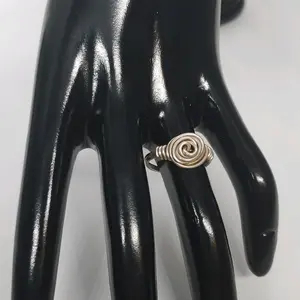 wire wrap ring, rose ring, rose wire ring, metal jewelry