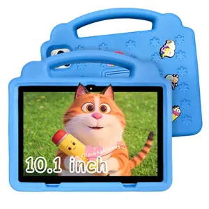 10.1-inch Children's Learning Tablet, Touch Screen Tablet, AI-assisted Learning and Entertainment in One, Eye-protecting Large Screen, 5G WiFi, High-definition IPS Screen, Dual Cameras, Bluetooth, Shockproof Protective Case, Parental Remote