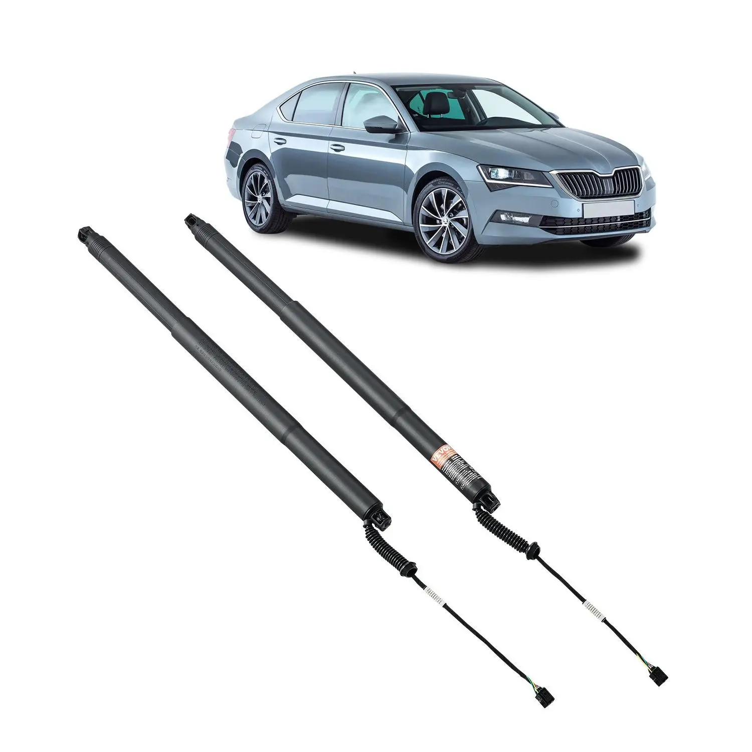 【DealsForYouDays】VEVOR 2-Piece Rear Left & Right Tailgate Power Lift Supports, OE Fitment for 2015-2020 Skoda Superb III 3V5 Estate, Steel Body Electric Liftgate Hatch Shock Struts with Power Motors, Replace OE# 3V9827851B 3V9827852B, 2-Piece Sets