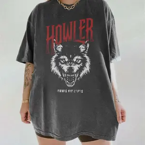 Howler Heavy Vintage Shirt, Omnis Vir Lupus Hail Libertas Hail Reaper, Red Rising Merch, Red Rising Cotton Casual Tee, Gift For Women, Gift For Man