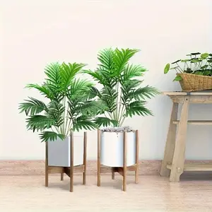 2pcs 32.68-Inch Artificial Palm Trees, Realistic Decor for Weddings, Hotels, Gardens, Home, Office, Festivals, No Battery Needed